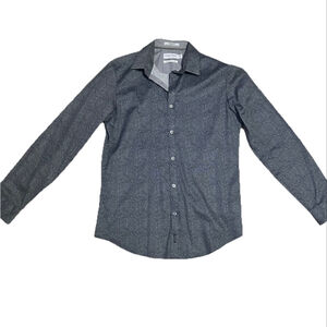 Men's Calvin Klein Gray Casual Button Down Shirt S